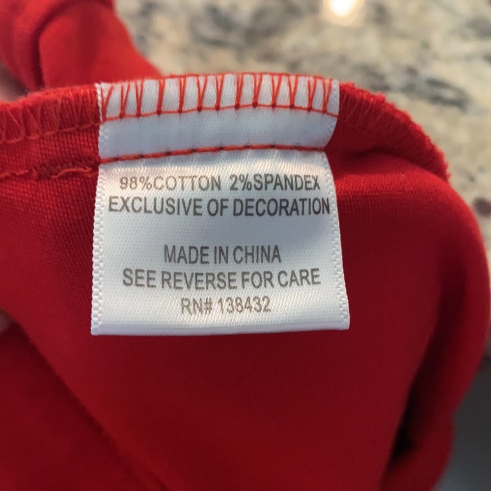 Red ModCloth Button Fly Shorts - Picture 6 of 7